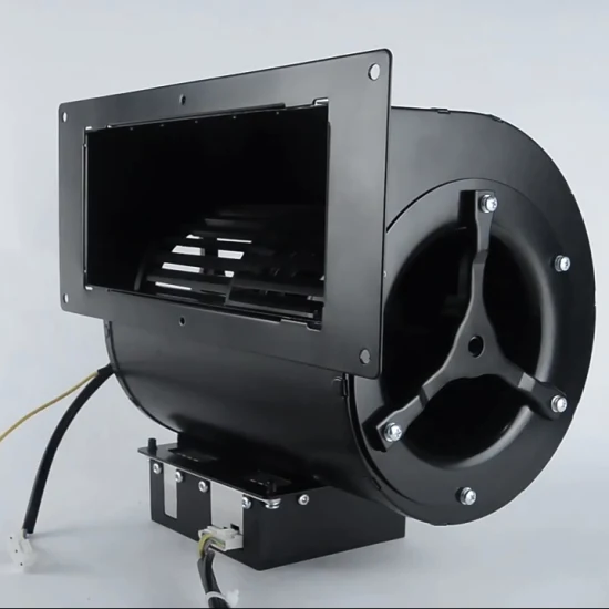 Ventilador centrífugo de gabinete EC AC DC de alta calidad, soplador centrífugo compacto de doble entrada de alto volumen de aire de alta velocidad