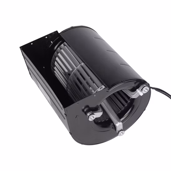 Ventilador centrífugo de gabinete EC AC DC de alta calidad, soplador centrífugo compacto de doble entrada de alto volumen de aire de alta velocidad